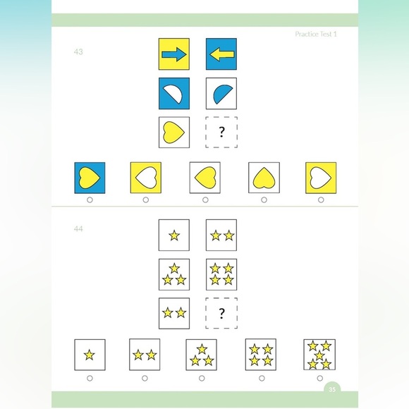 Gifted Talented NNAT Test Prep workbook: NNAT2&3 Level A&B - For Kindergarten - Picture 8 of 10